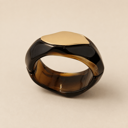 Armreif Asymmetrisch mit Gold - same concept