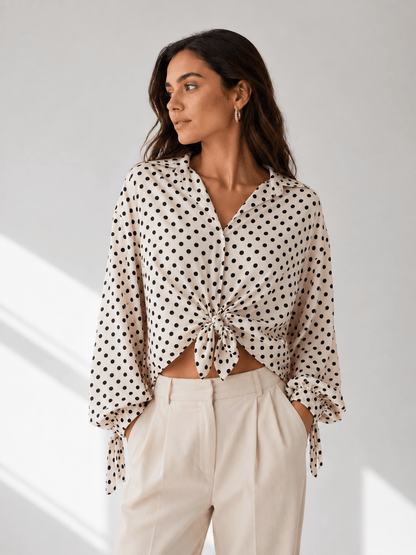 Bluse mit Punkten Liv - same concept