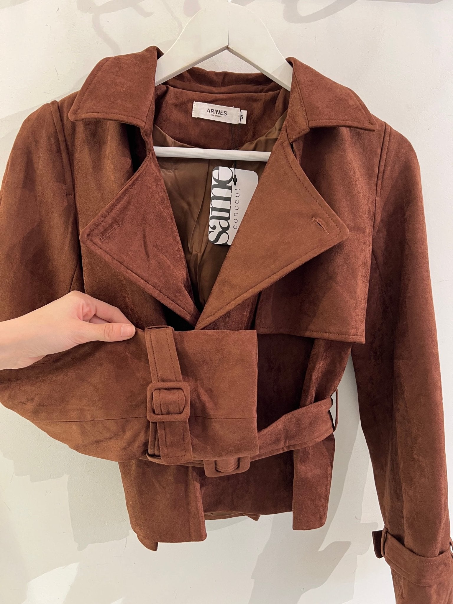 Croped Trenchcoat Tara - same concept