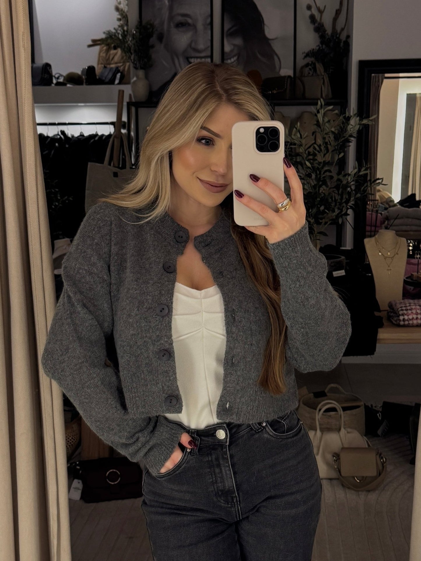 Cropped Cardigan Fil - same concept