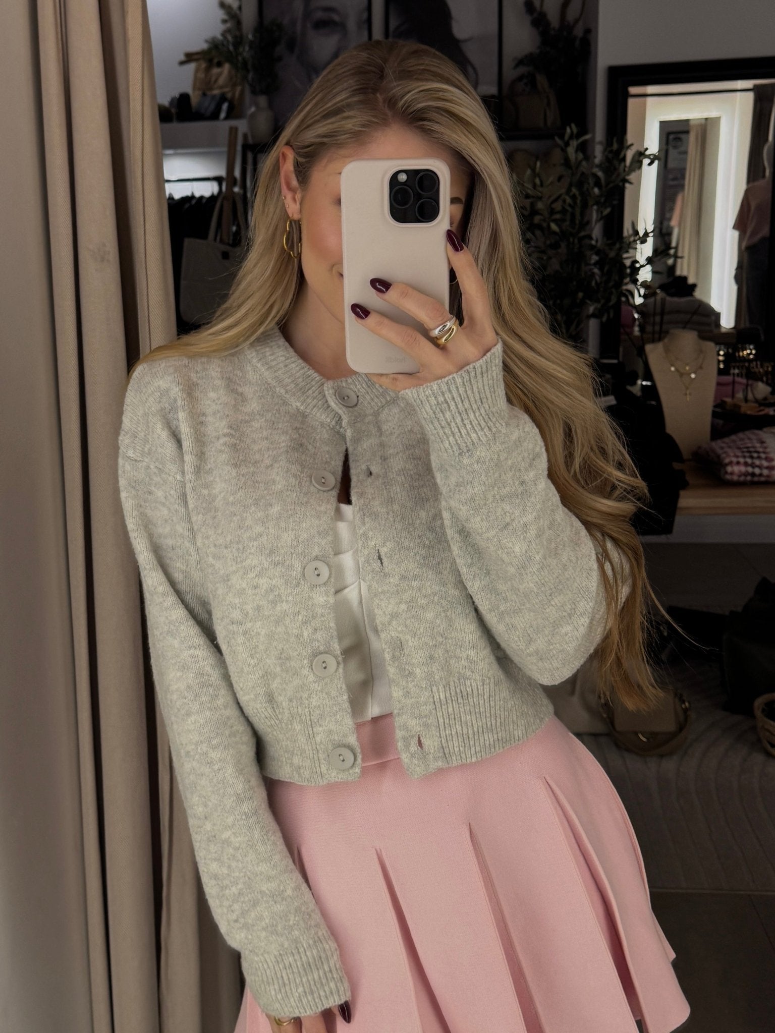 Cropped Cardigan Fil - same concept