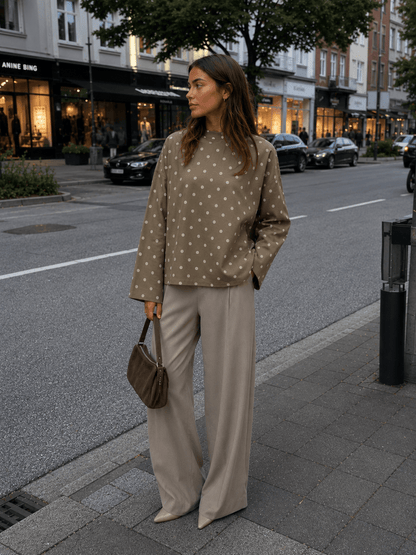 gepunktetes Langarm Lessi - same concept