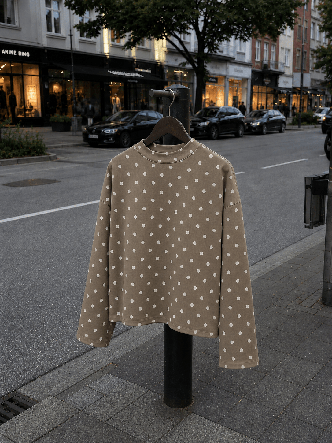 gepunktetes Langarm Lessi - same concept