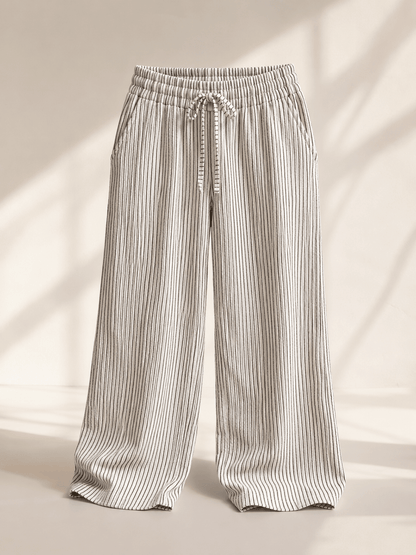 gestreifte Musselin Hose Angelina - same concept