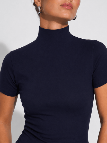 Highneck T-Shirt Sue - same concept