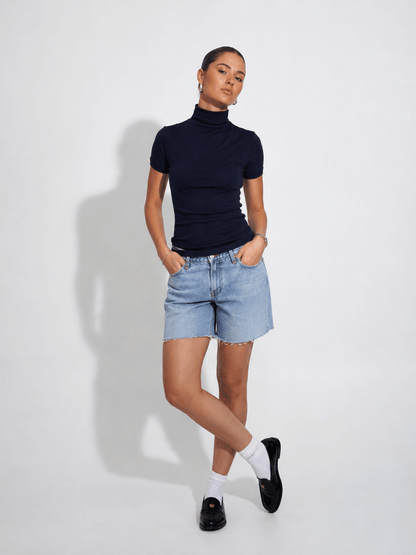 Highneck T-Shirt Sue - same concept