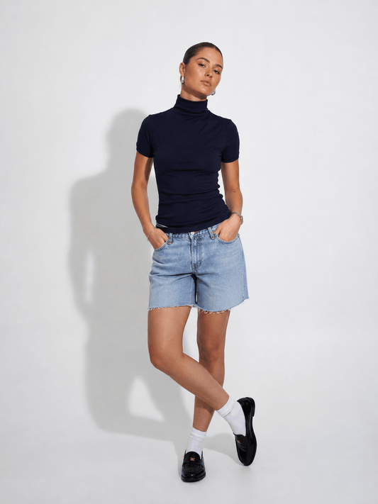 Highneck T-Shirt Sue - same concept