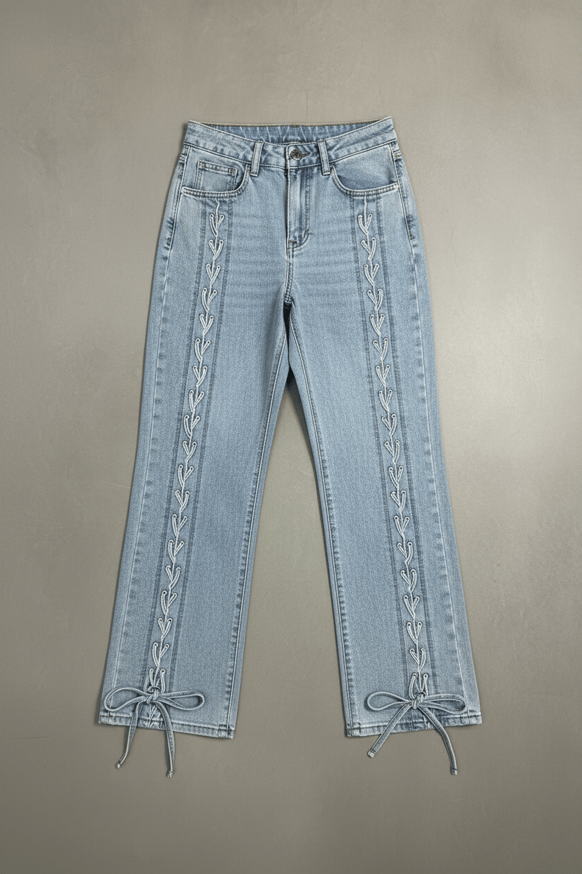 Jeans mit Schnürung Conny - same concept