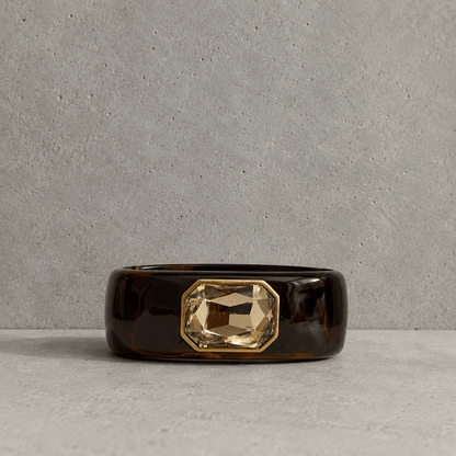 Kunststoffarmreifen mit Golddetail - same concept