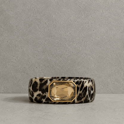 Kunststoffarmreifen mit Golddetail - same concept
