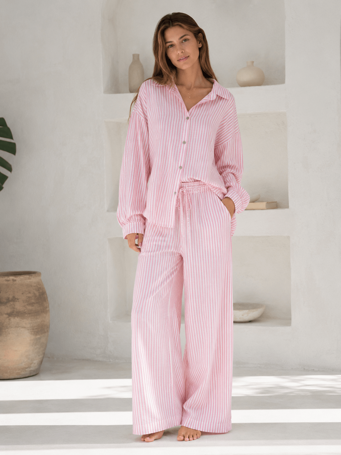 Leinenbluse Striped - same concept