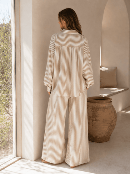 Leinenbluse Striped - same concept