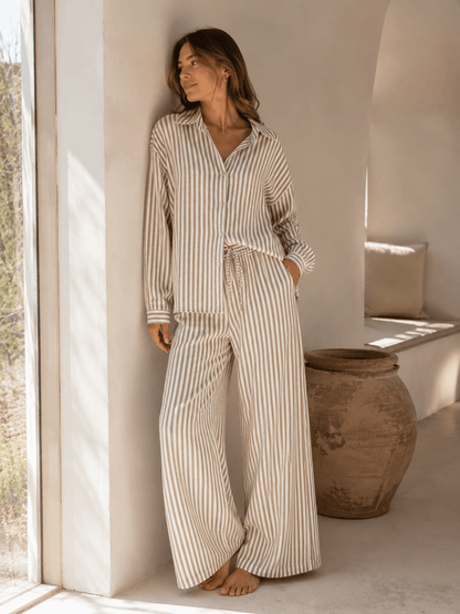 Leinenbluse Striped - same concept