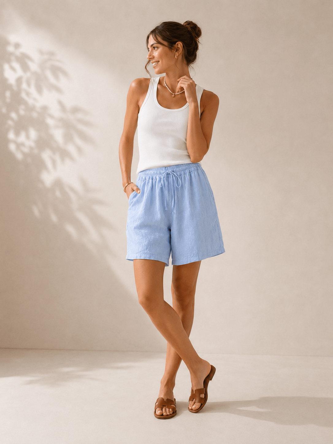 Leinenshort Lisa - same concept