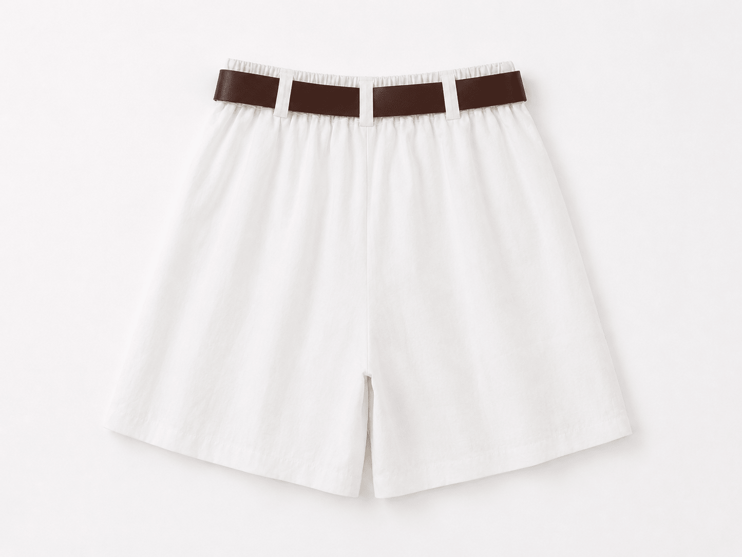 Leinenshort mit Gürtel - same concept