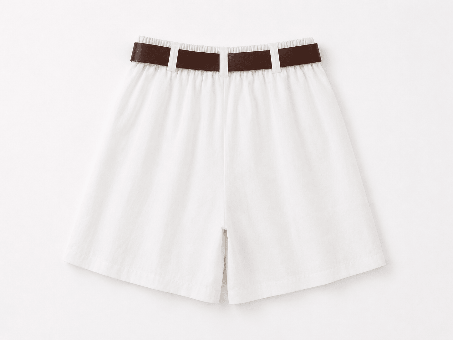 Leinenshort mit Gürtel - same concept