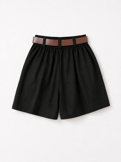 Leinenshort mit Gürtel - same concept