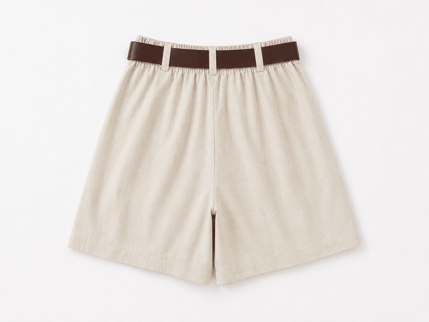 Leinenshort mit Gürtel - same concept