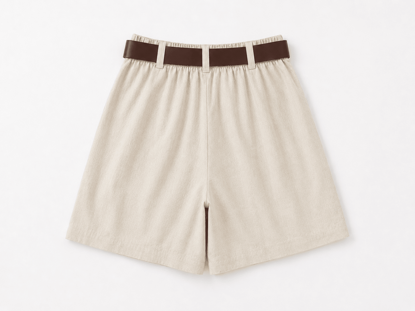 Leinenshort mit Gürtel - same concept