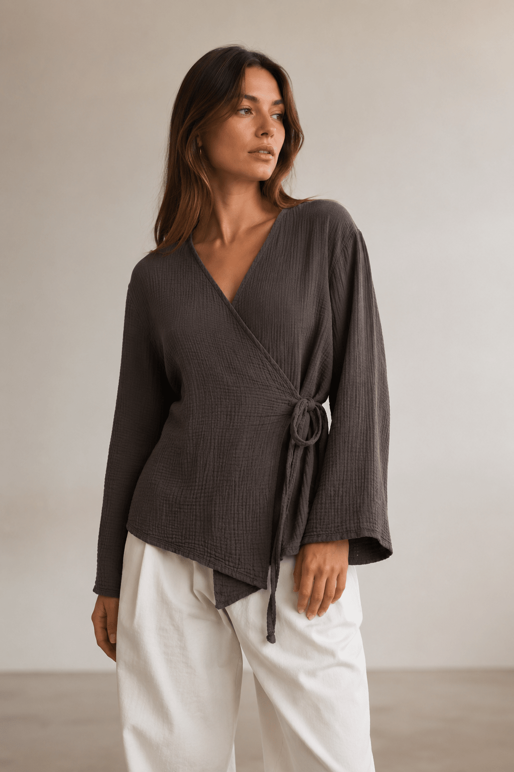 Musselin Wickelbluse Jenny - same concept