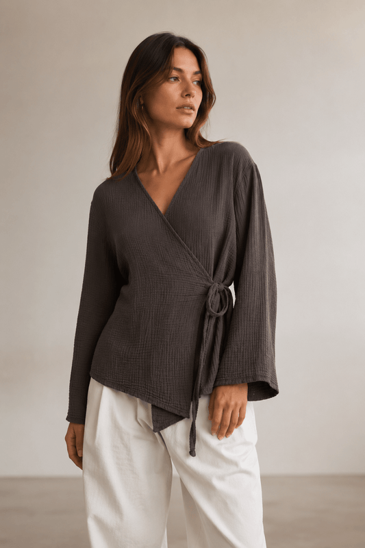 Musselin Wickelbluse Jenny - same concept