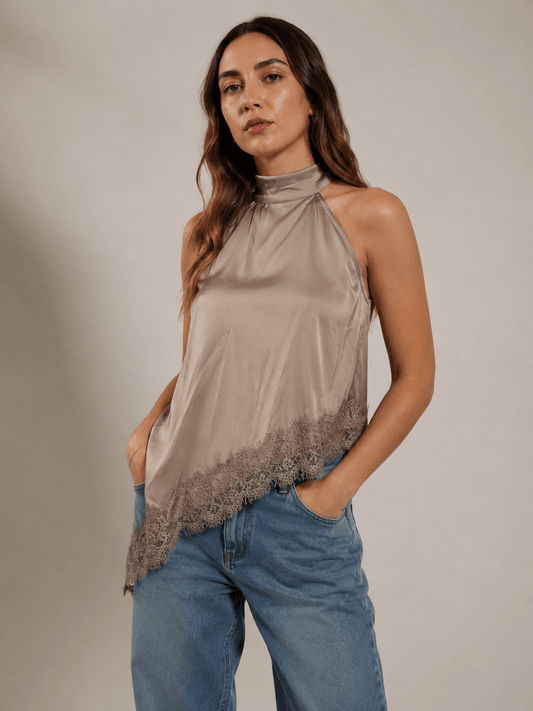 Neckholder mit Spitze Luna - same concept