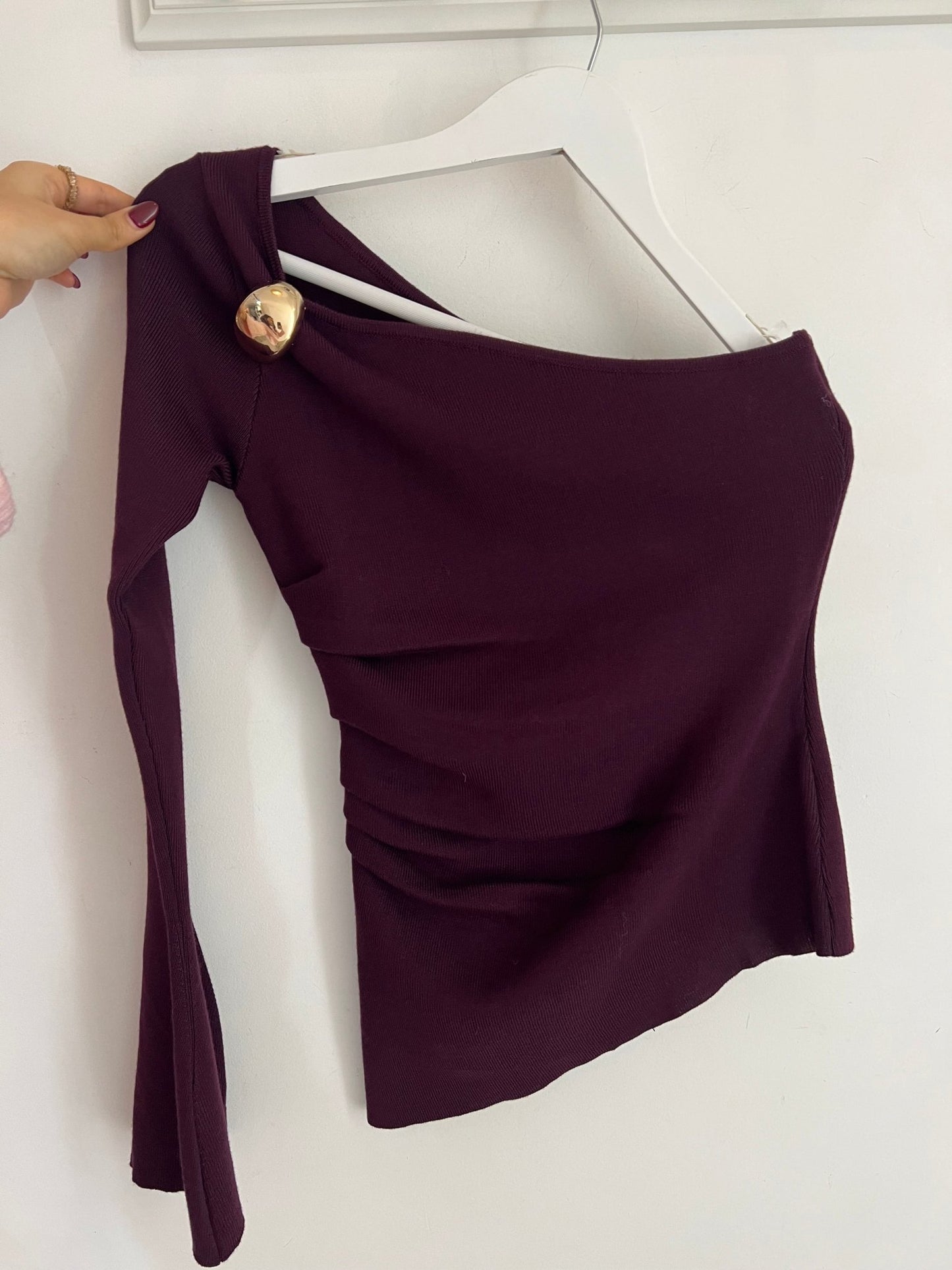 Oneshoulder Top Goldie - same concept