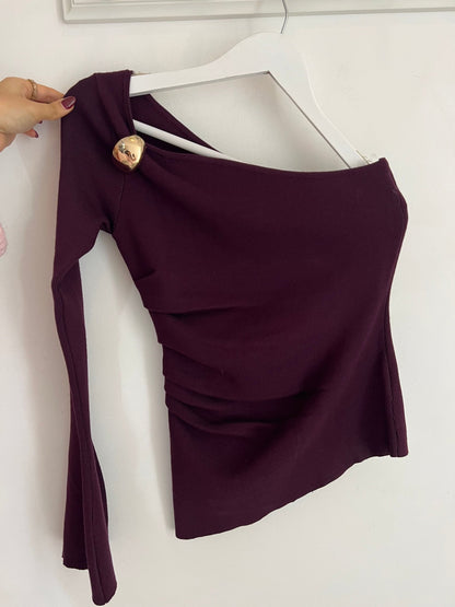 Oneshoulder Top Goldie - same concept
