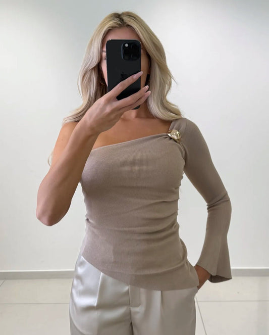 Oneshoulder Top Goldie - same concept