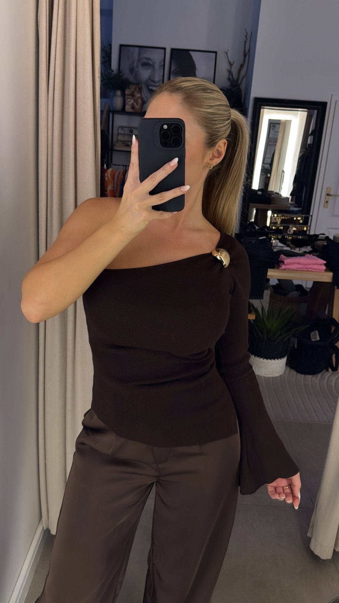 Oneshoulder Top Goldie - same concept