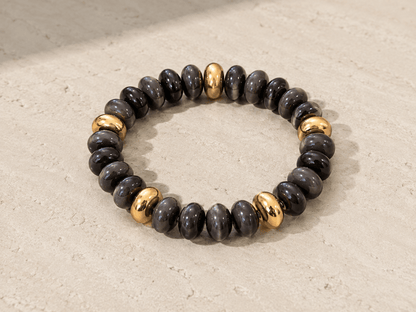 Perlenarmband mit Gold - same concept
