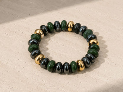 Perlenarmband mit Gold - same concept