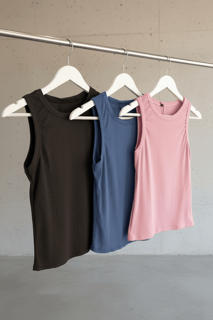 Rippstrick Tanktop Selma - same concept