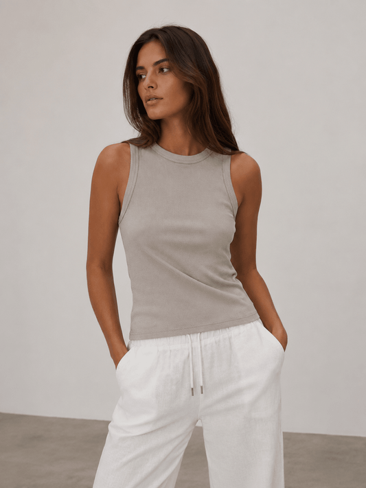 Rippstrick Tanktop Selma - same concept
