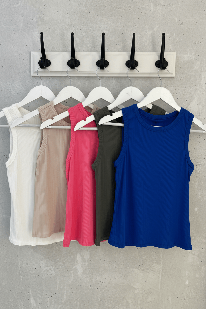 Rippstrick Tanktop Selma - same concept