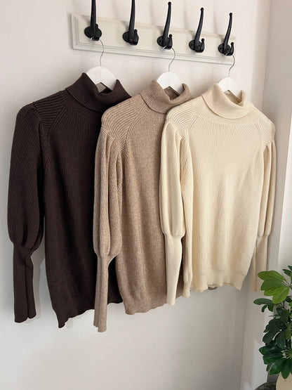 Rollkragen Pullover Jana - same concept