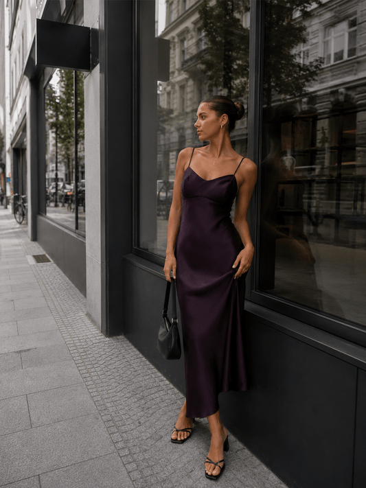 Satin Maxikleid Lola - same concept