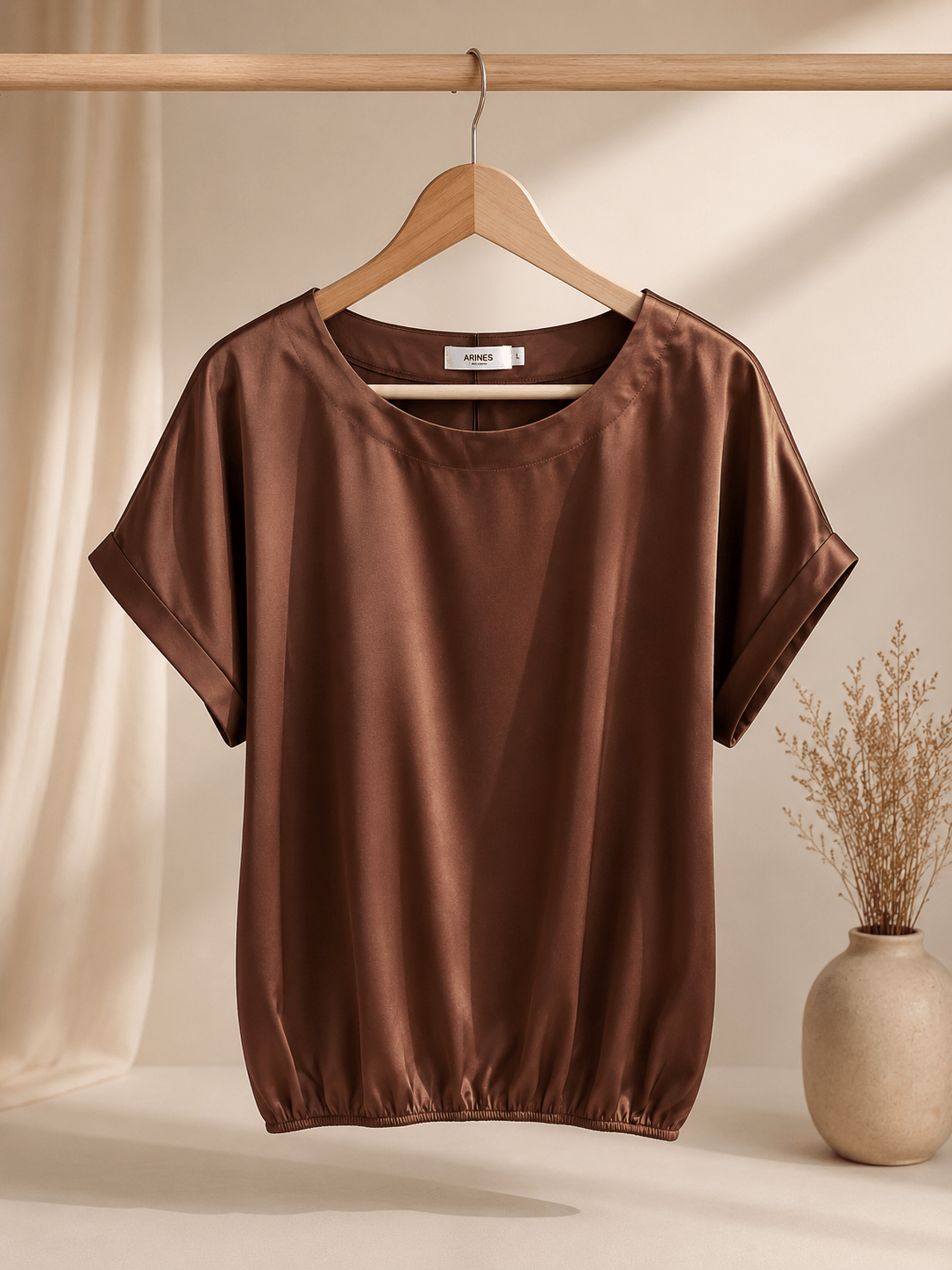 Satiniertes T-Shirt Valerie - same concept