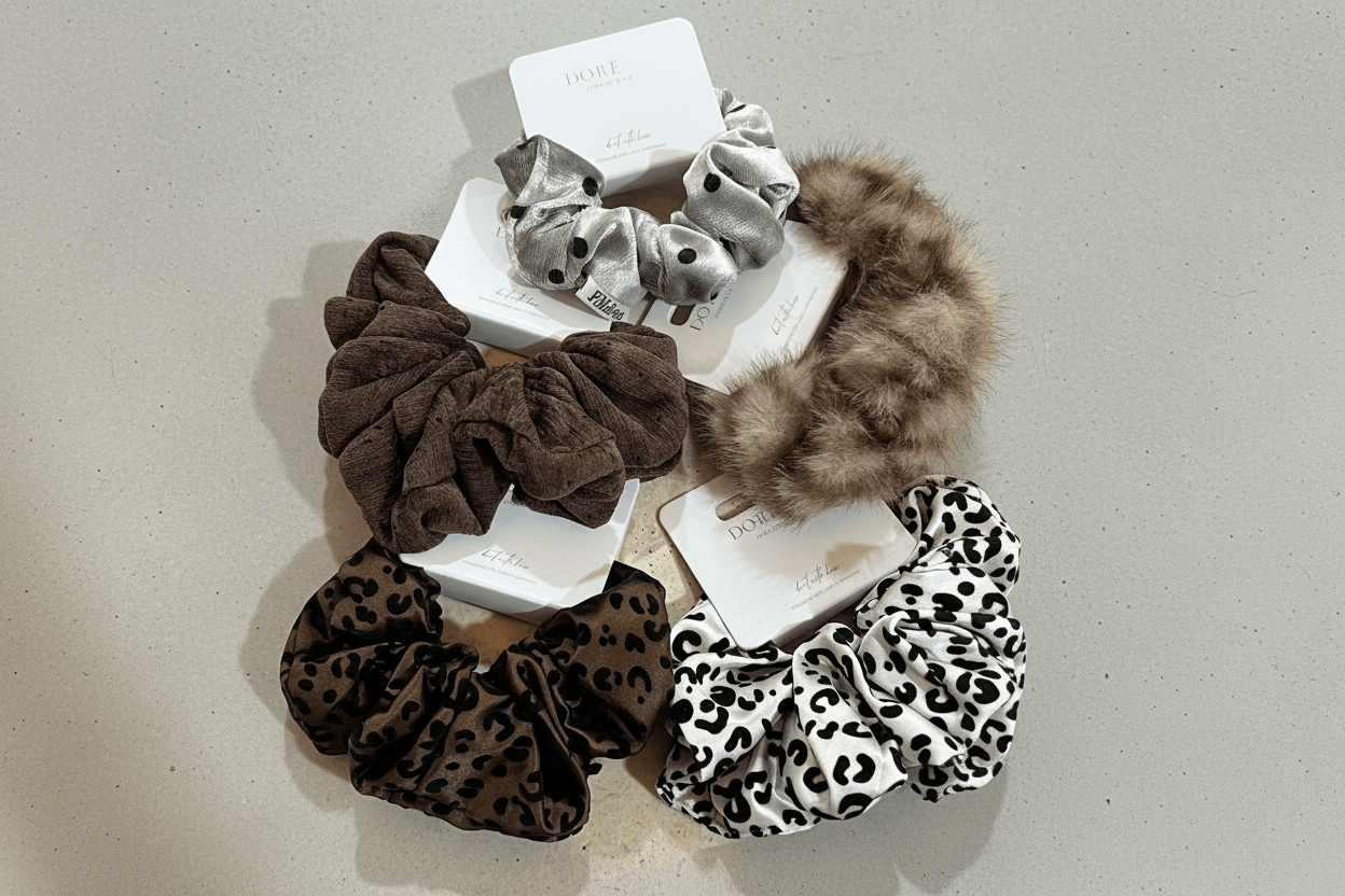 Scrunchie Polkadot - same concept