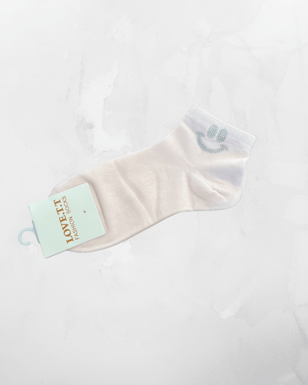 Socken Glitter Smiley - same concept