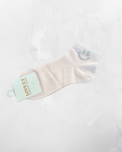 Socken Glitter Smiley - same concept