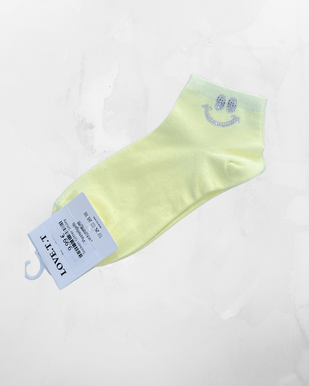 Socken Glitter Smiley - same concept