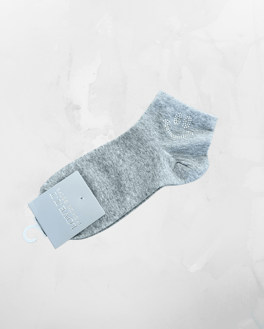 Socken Glitter Smiley - same concept