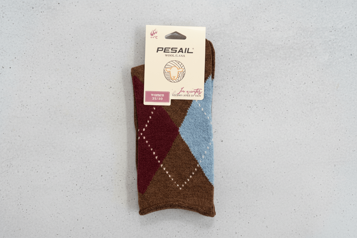 Socken kariert - same concept