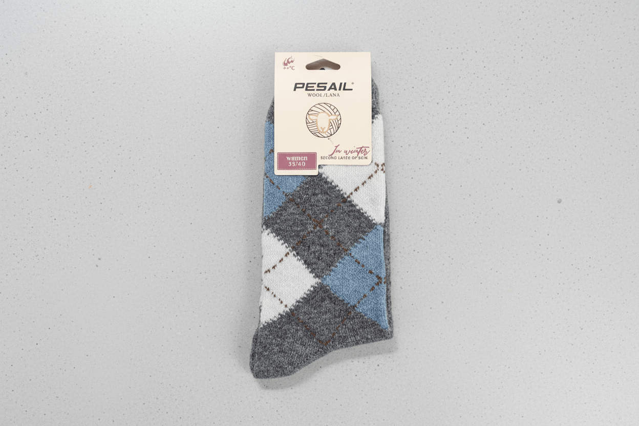 Socken kariert - same concept