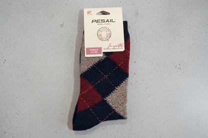 Socken kariert - same concept