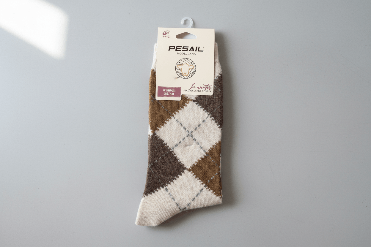 Socken kariert - same concept