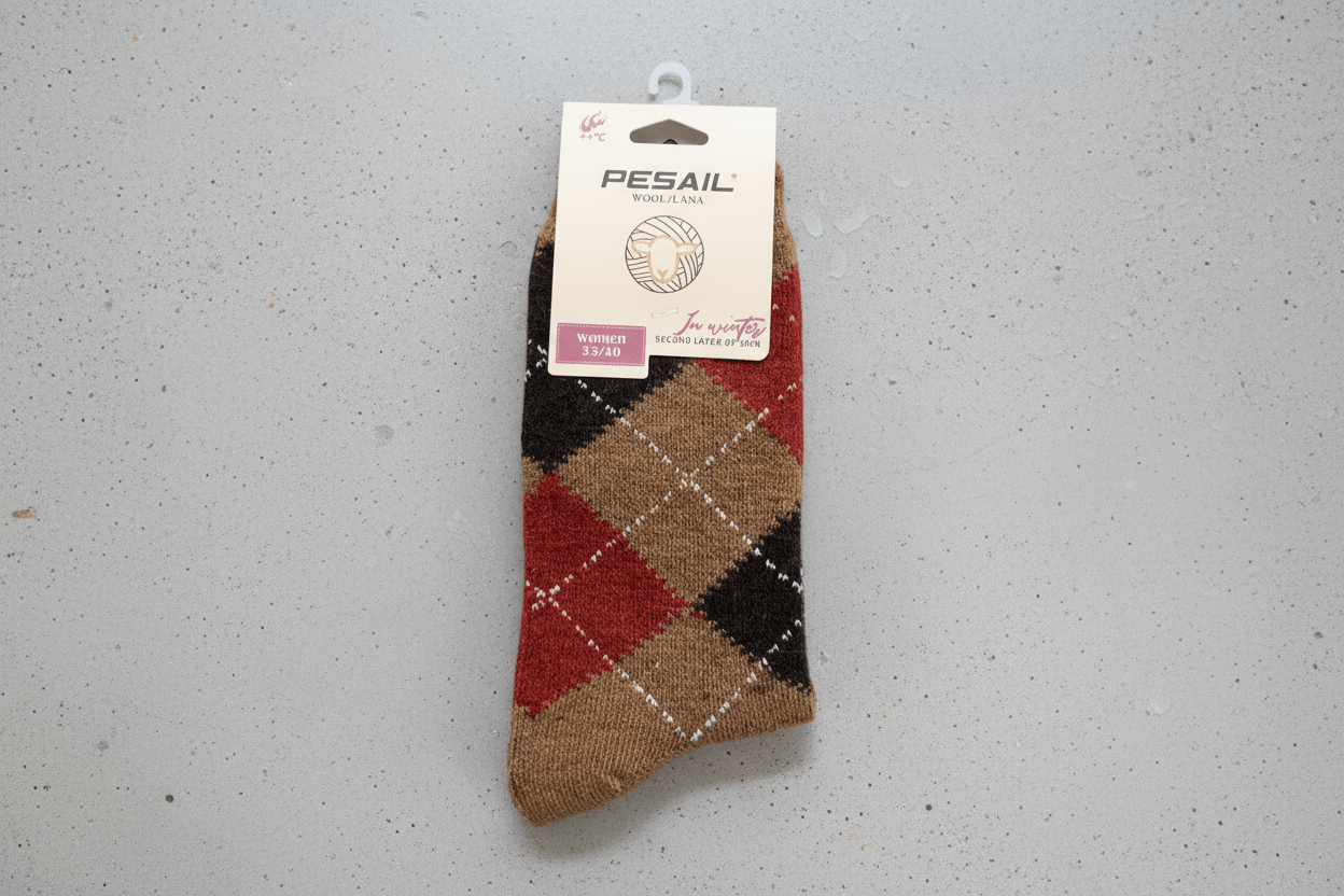 Socken kariert - same concept