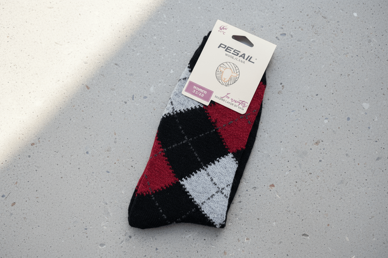 Socken kariert - same concept