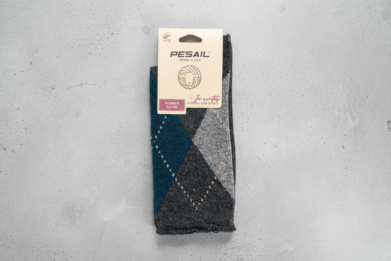 Socken kariert - same concept